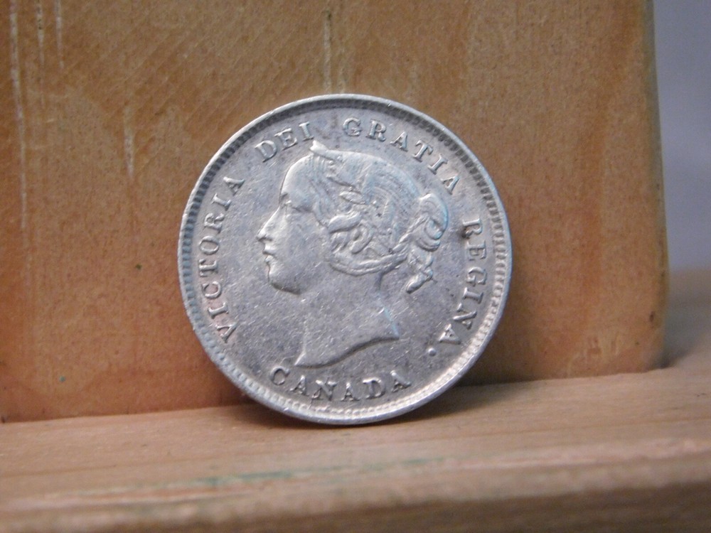 Canada 1893 5 cents silver
