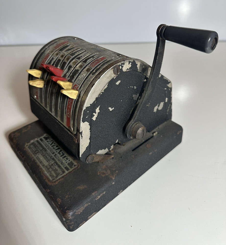 Vintage Paymaster Check Writer & Protector Printer Machine Series 400 - Works