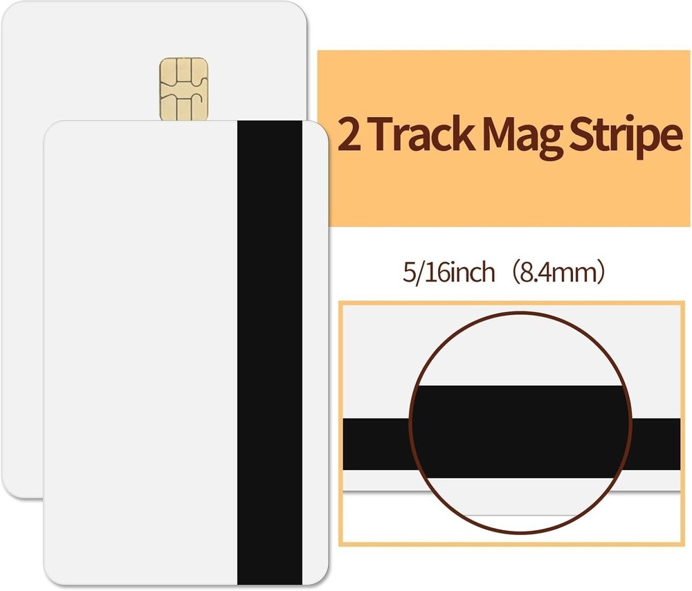50 Pack, Secure Java JCOP Cards – UNFUSED J2A040, 2-Track Stripe