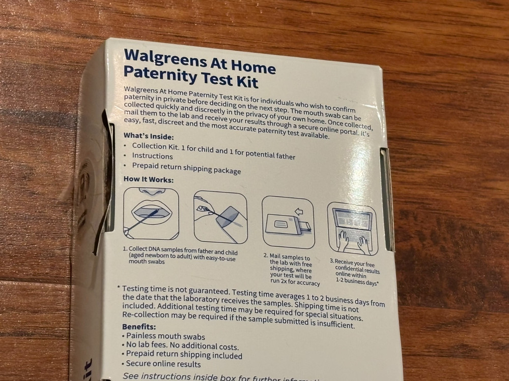 *NEW* Walgreens At Home Paternity Test Kit