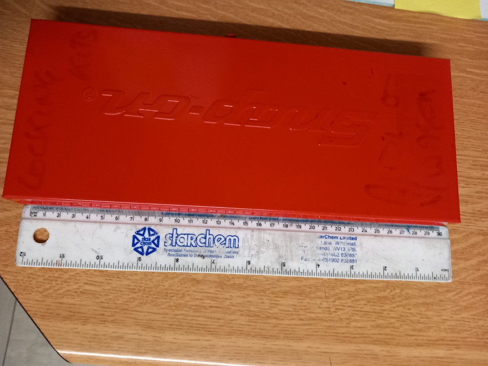 Vintage SNAP-ON KRA-253 Tool Metal Box Empty
