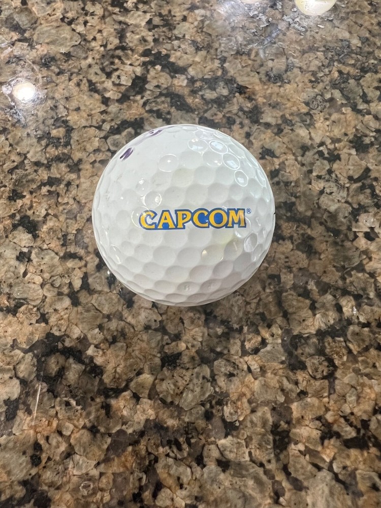 LOGO GOLF BALL-ORIGINAL 2017 CAPCOM CHARACTER-VIDEO GAMING-PROV BALL‼️