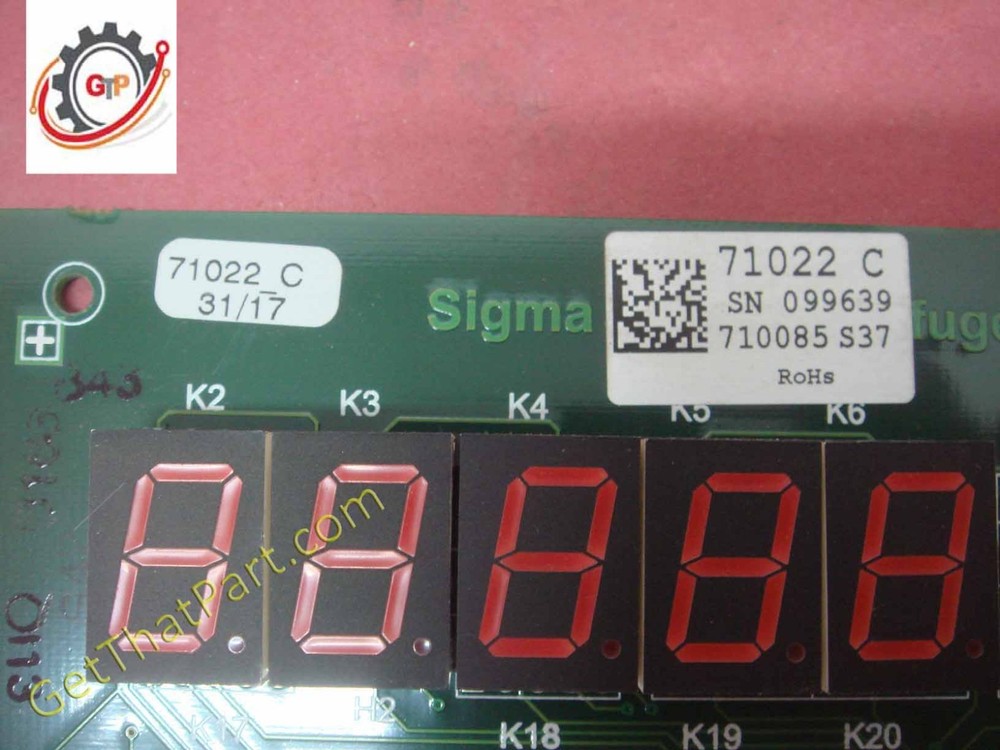 Beckman Allegra X-30 Centrifuge Oem Operator Display PCB Board Tested