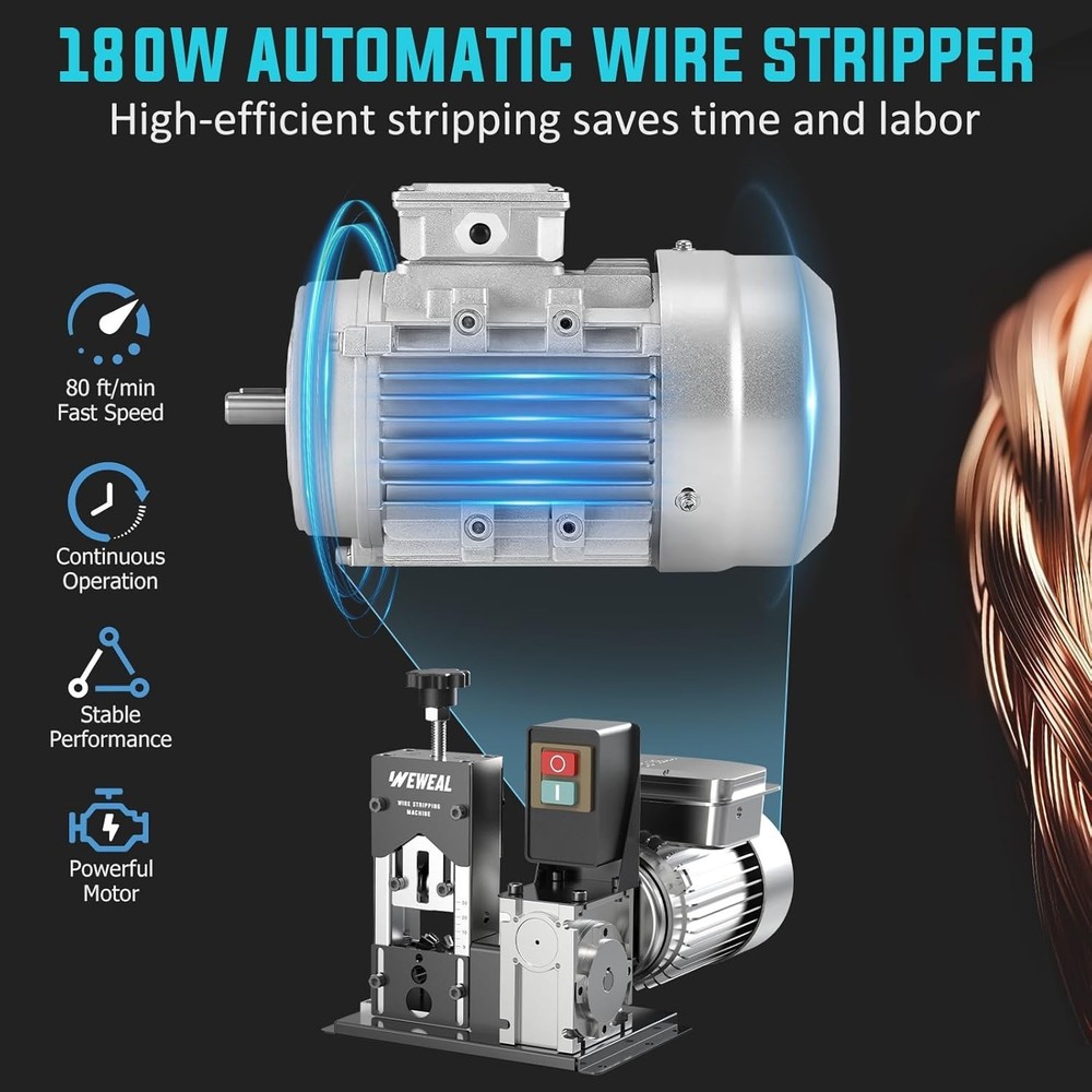 Machine, 0.06''-1.18'' Automatic Tool with All Aluminum Frame, Electric Wire ...