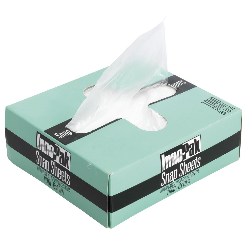 Poly Bakery Pick Up Sheet - 6"L x 10 3/4"W