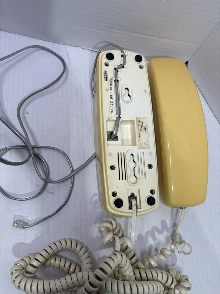 Vintage La Phone Brand Old Push Button Phone Untested