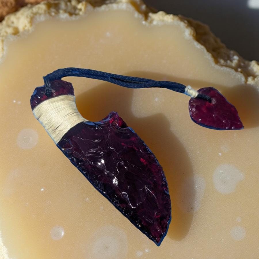 Red Obsidian Knife