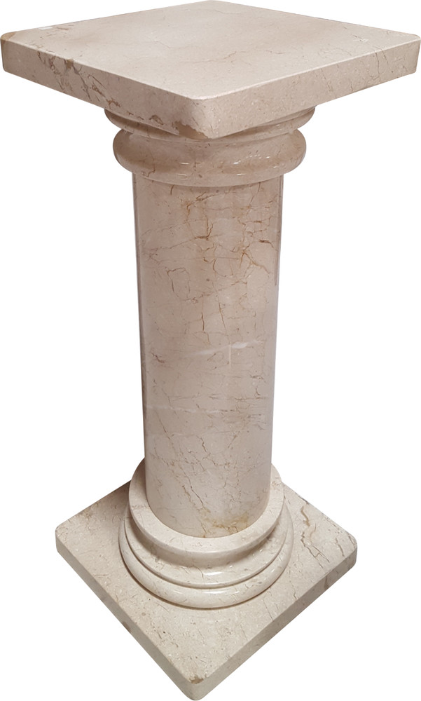 Solid Marble Pedestal Column 42" Tall. Pickup Only.