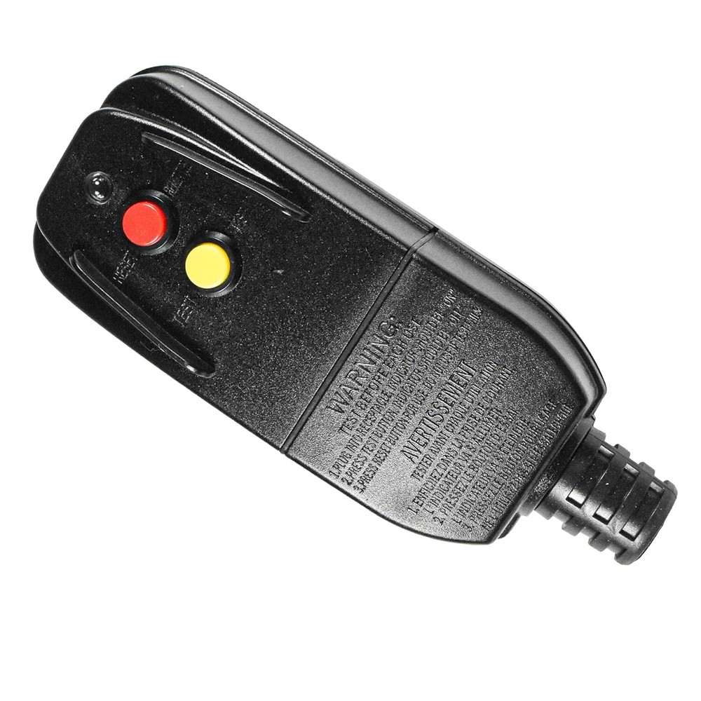 GFCI Replacement Plug Assembly, Auto Reset 15-Amp Non-Grounded 2-Wires 2-Prongs
