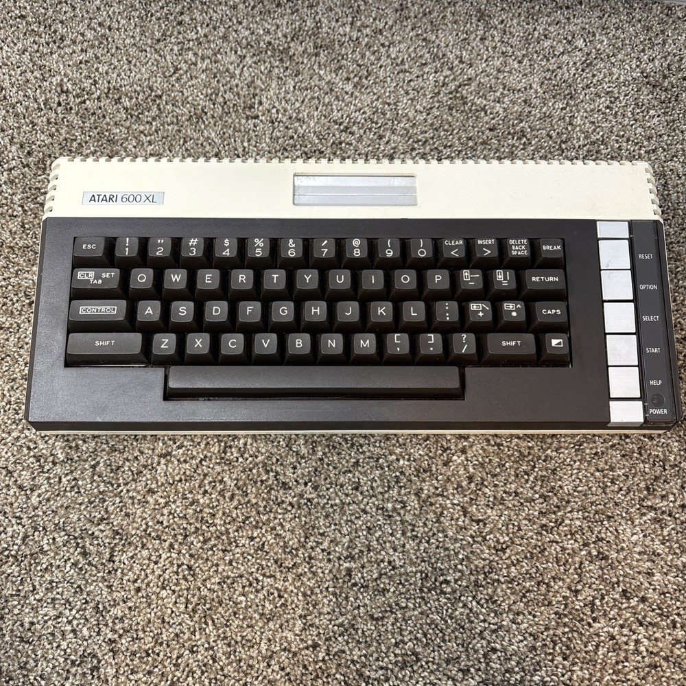 Atari 600XL Computer Tested Working With Power Supply