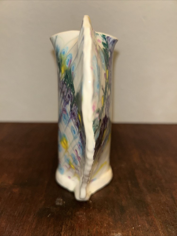 Studio Pottery Abstract Vase Ceramic Signed Lucinda