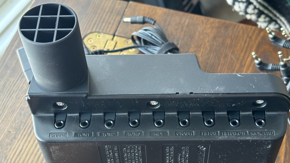 Yamaha DTX430K Electronic Drum Controller Module + Power Supply & Patch Cables