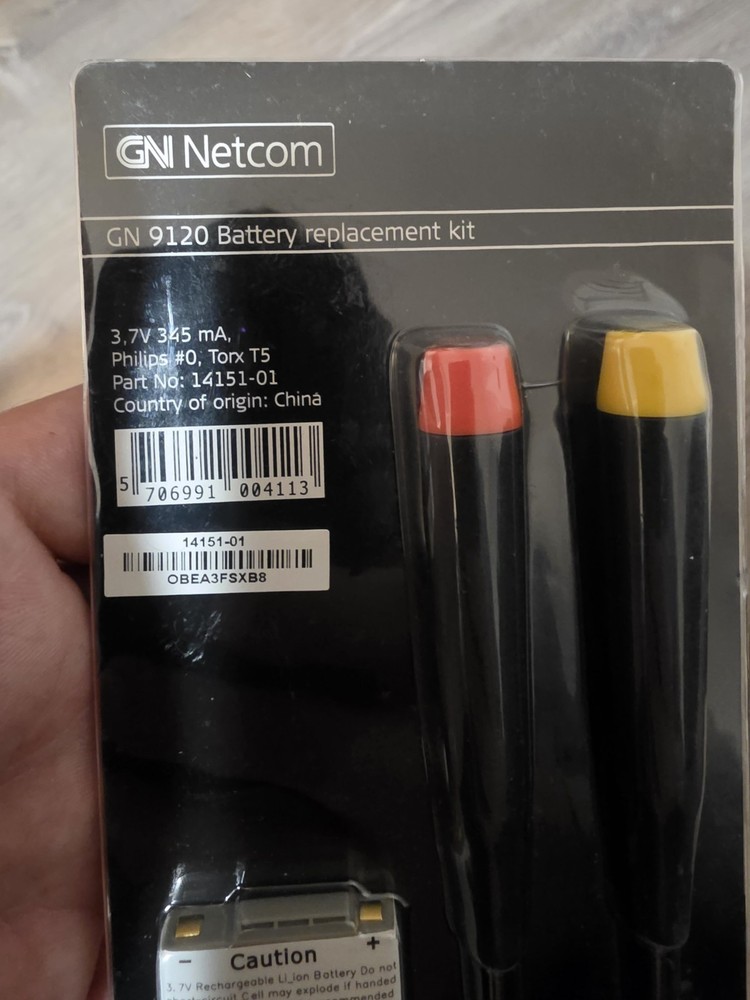 NEW GN 9120 Battery Replacement Kit for Jabra Wireless Headset GN Netcom OEM