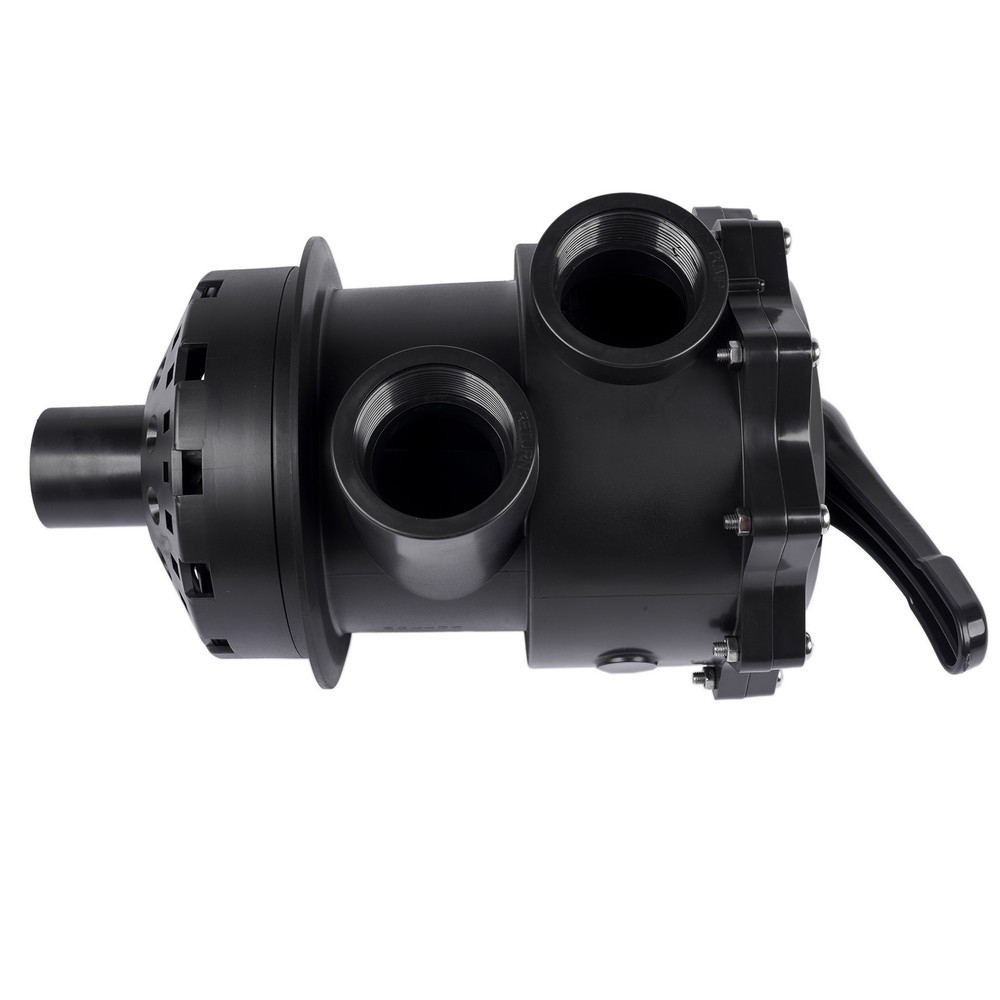 Black Vari-Flo 2" Top Mount Control Value Multiport Valve 6 Positions SP071621