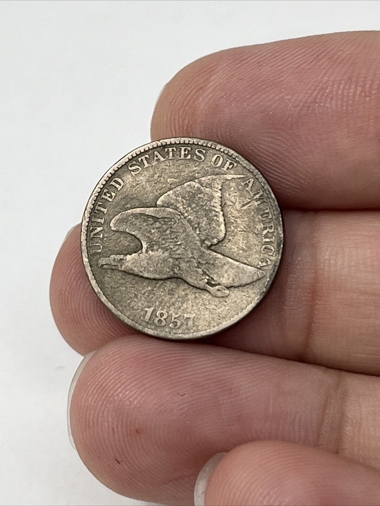 1857 FLYING EAGLE CENT US TYPE COIN #1186