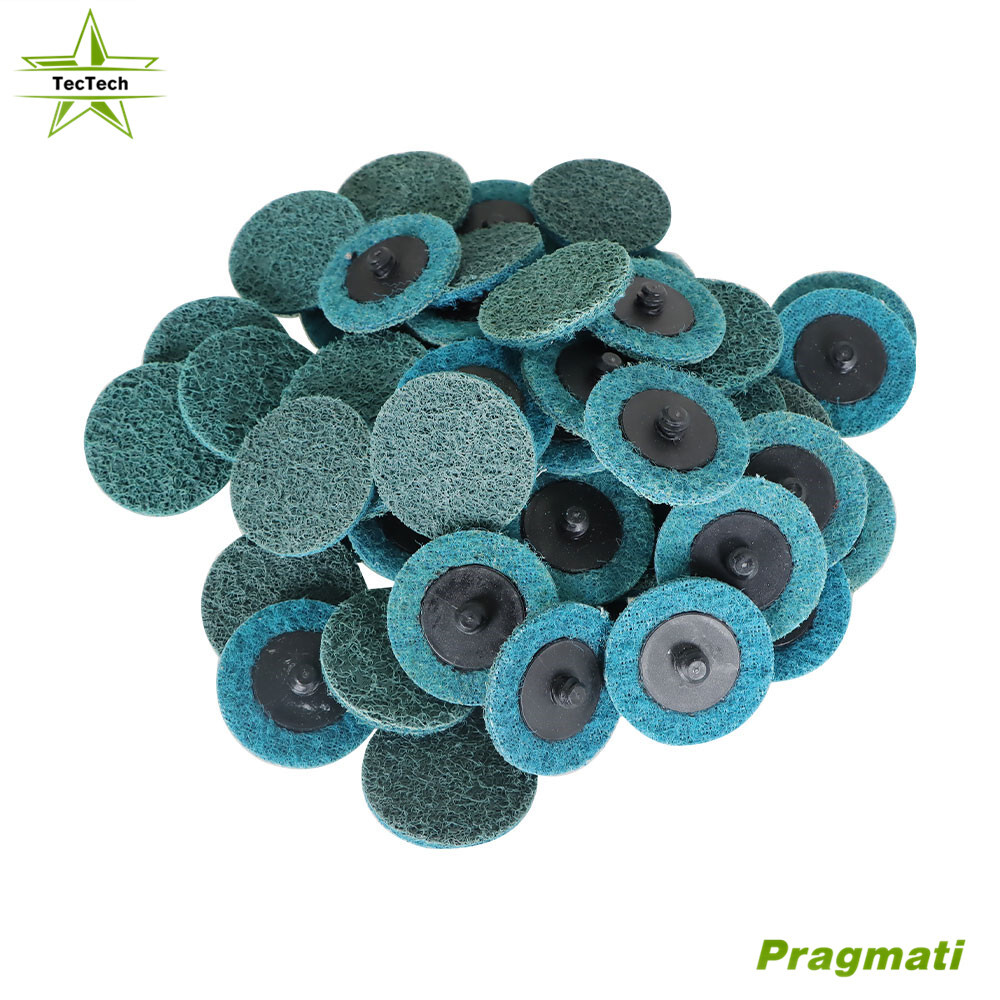 50Pack 2" Fine Surface Conditioning Discs Roll Lock Die Grinder Sanding Pads US