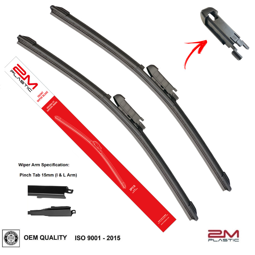 Front Windshield Wiper Blade For Buick ENCLAVE 2012-2017 LUCERNE 2006-2011 Pair