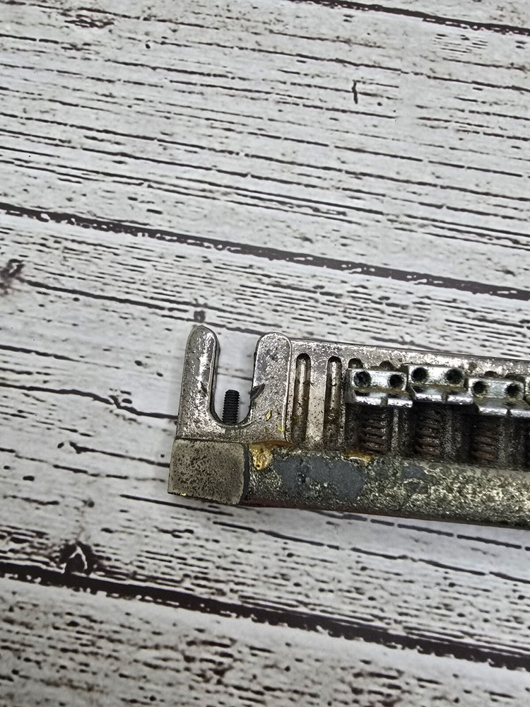 1970's Vintage BC Rich Tailpiece Chrome !! Missing One Saddle