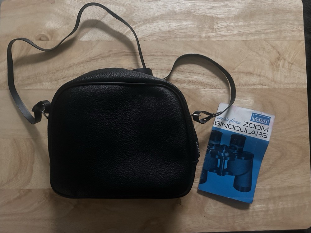 Montgomery Ward Vintage Binoculars  With Case