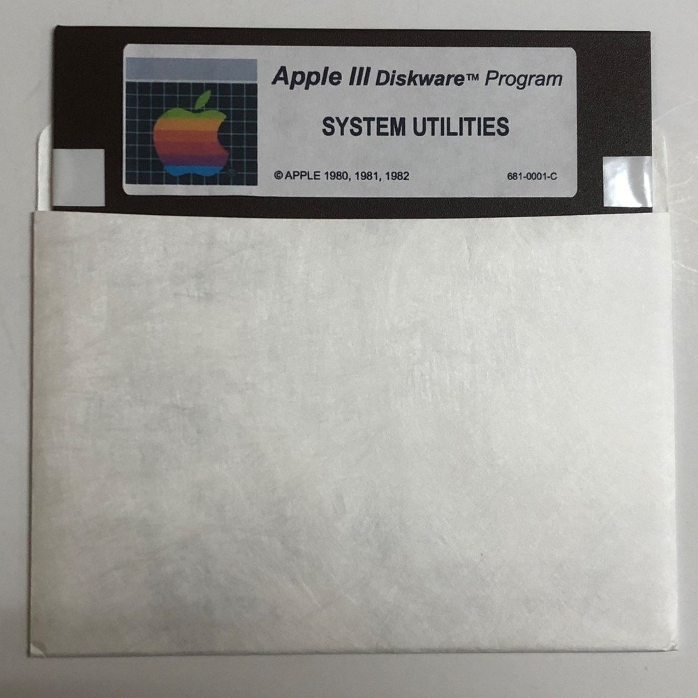 System Utilities / Apple II Emulation 2 Sided Disk / Apple III Home Computers
