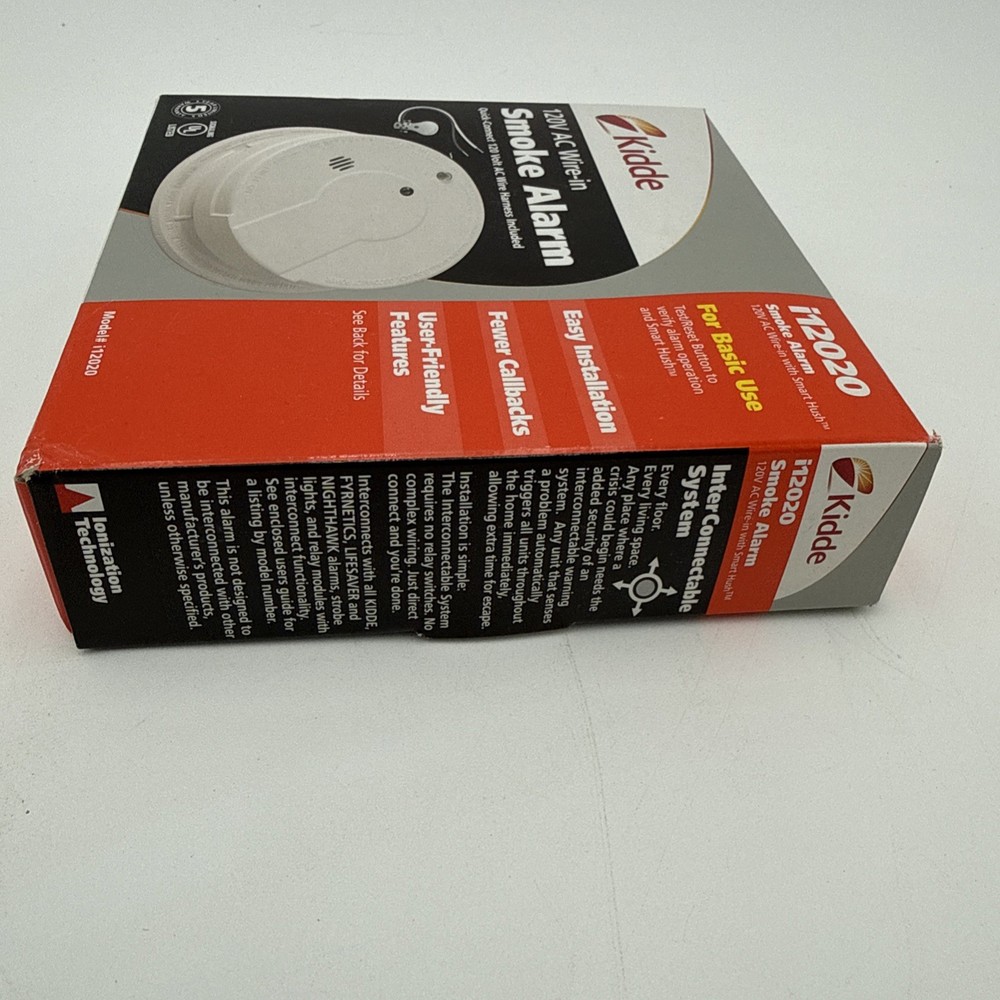 Kidde I2020 Replacement Hardwired Smoke Alarm 120V Quick Connect Harness