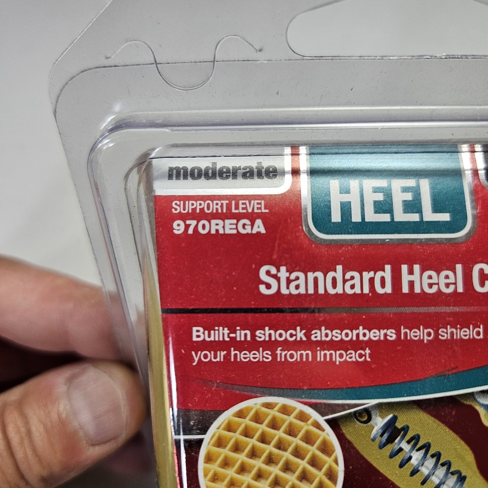 Mueller Pro Heel Cups, Green - Pair- Size Regular