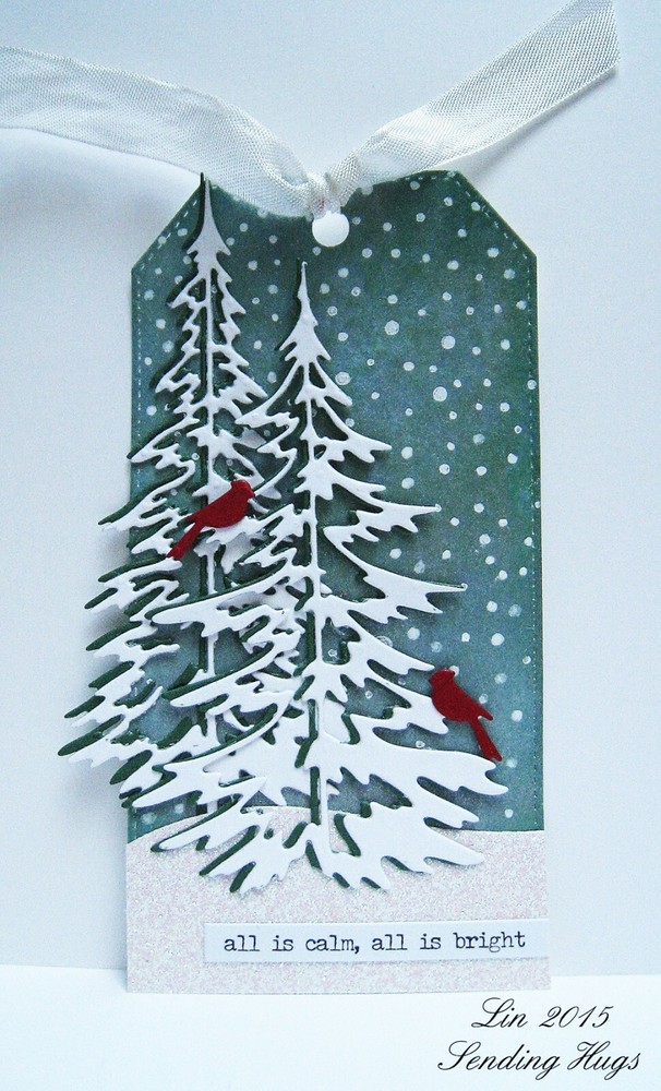 Sizzix Thinlits Woodlands 2pc set #660978 Retail $15.99 designer Tim Holtz