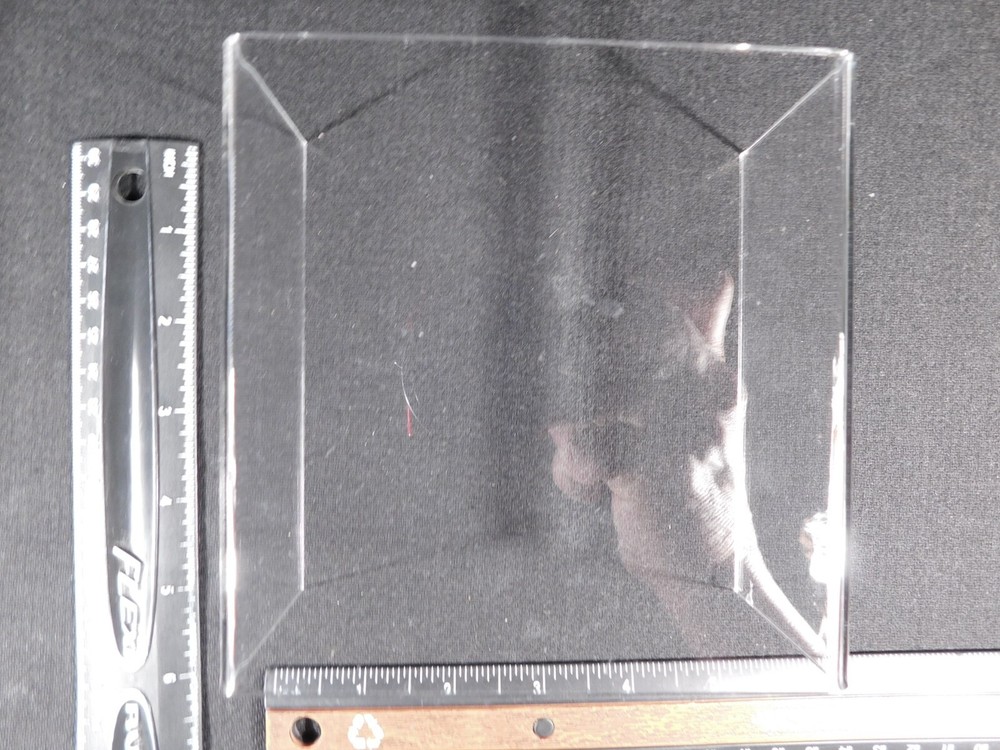 Display Stand Riser Type Short Clear Lucite Large Size