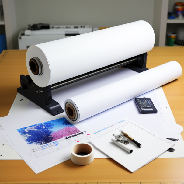 Premium Bond Paper 4 Rolls 36 x150 CAD Plotter Wide Format Printing High Quality