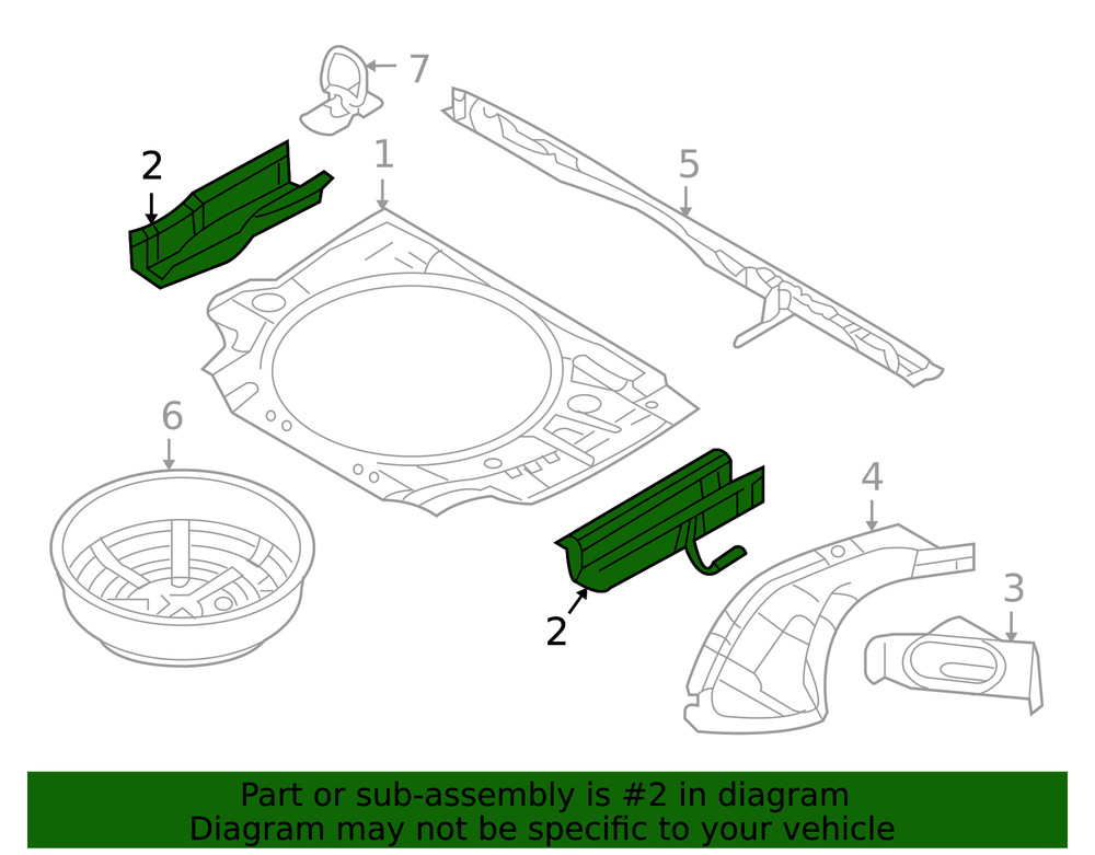 Genuine GM Rail Assembly 94710594