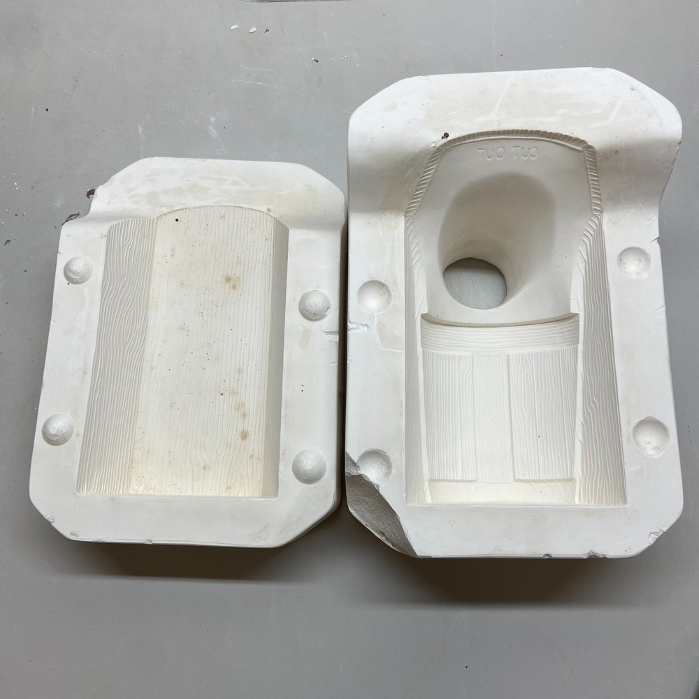 Ceramic Slip Casting Mold Planter #J-539 Vintage
