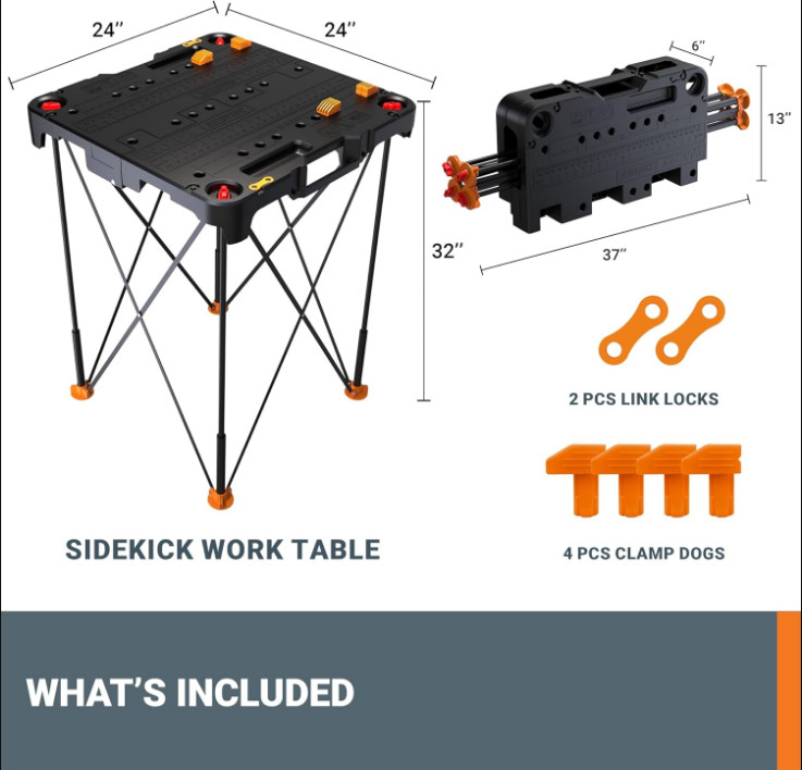 New Portable Folding Work Bench All-in-One Work Table