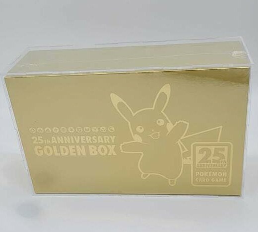 Pokemon 25th Golden Box Acrylic Case Framing/Display Quality Original Case Only