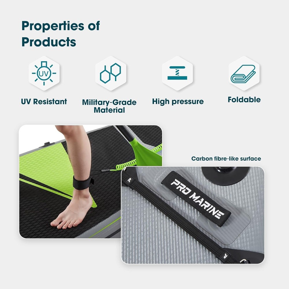 Inflatable Paddle Boards Stand Up Paddleboard ,Adjustable Paddle, SUP Bag