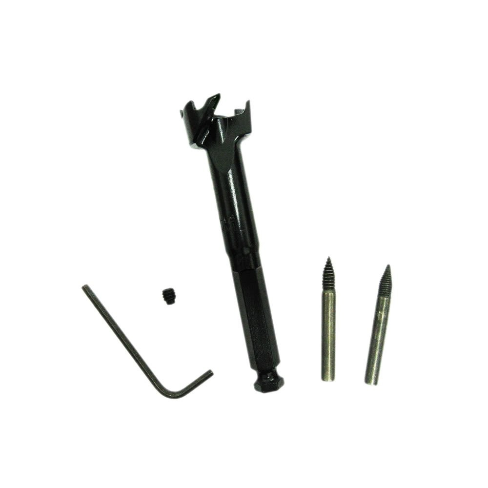 Wood Drilling Bit, 1-1/8" Diameter, Self Feed