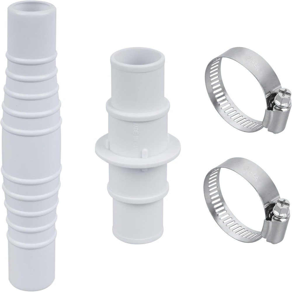 2 Stück Pool-Staubsaugerschlauch-Adapter, Kunststoffkupplung 3,8 cm oder 3,8...