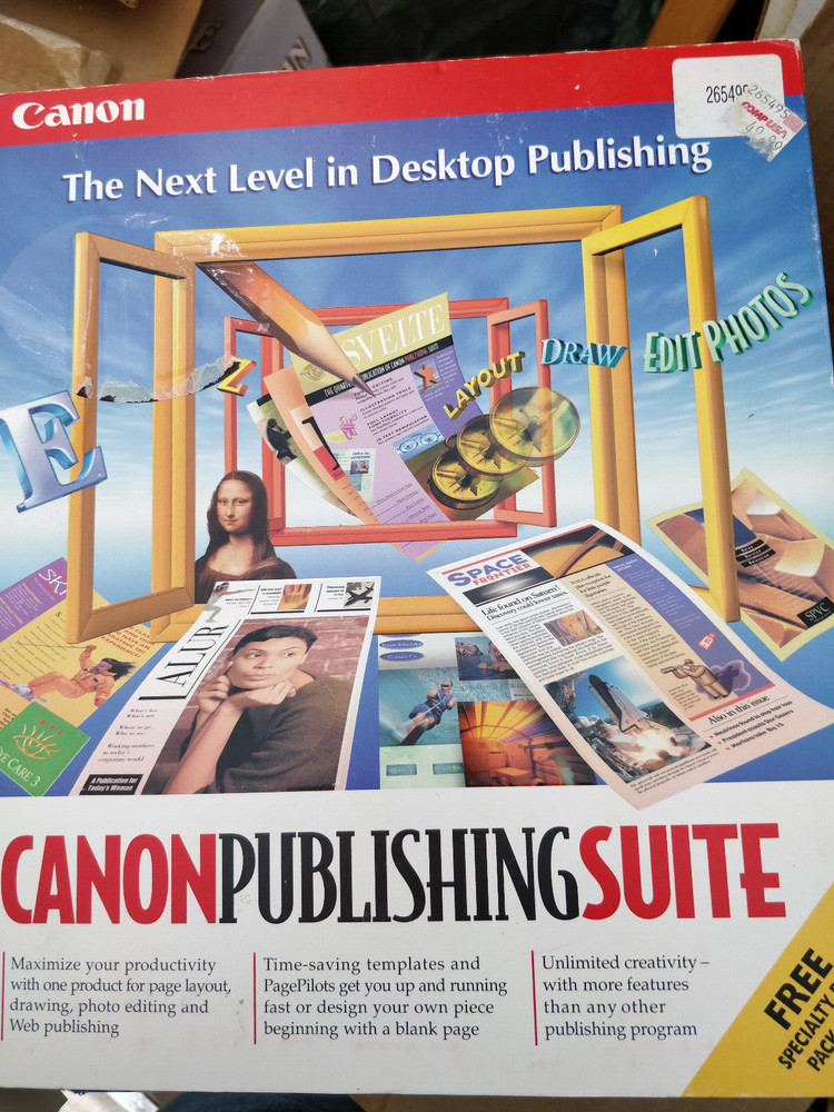 Canon Publishing Suite Software Photos Special Effects