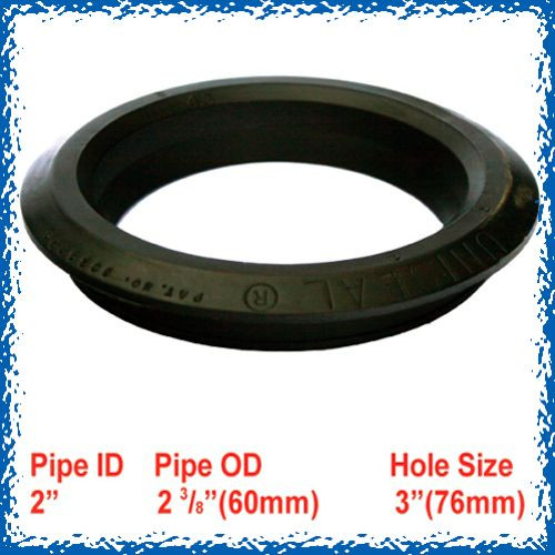 2'' UNISEAL Flexible Tank Adapter (Bulkhead) - 30 PACK