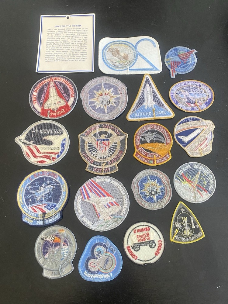 19 Space Patches Mixed Lot