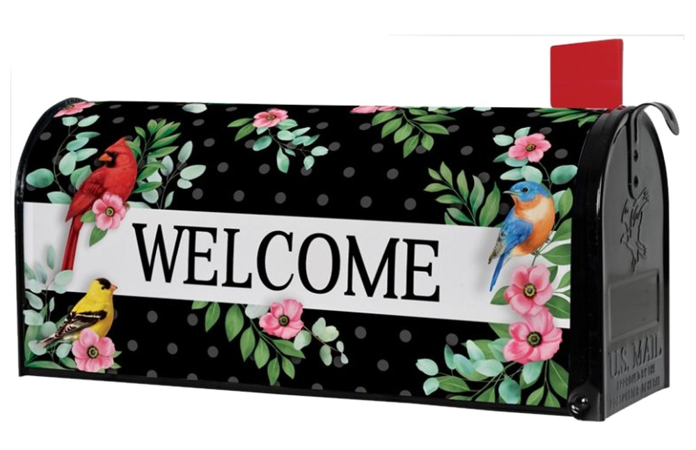 Classic Songbirds Nylon Mailbox Cover