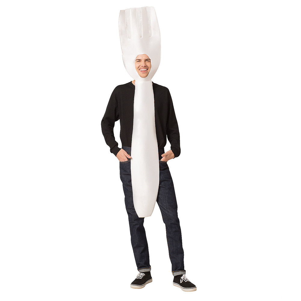 Fork White Adult Costume - Rasta Imposta