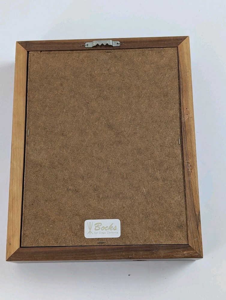Vintage USMC Presentation Shadow Box BGEN McMonagle MCRD San Diego