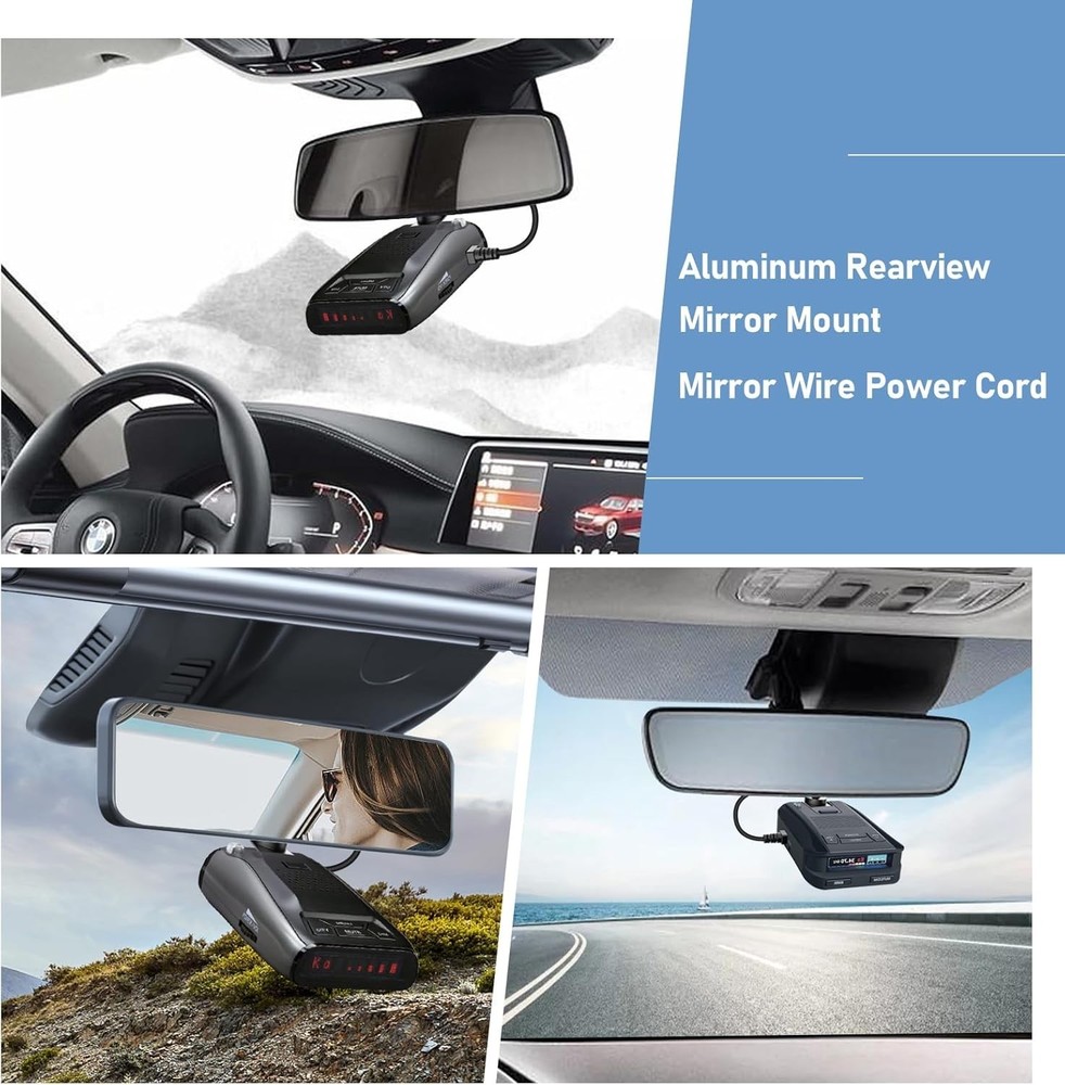 Uniden Radar Detector Mounting Solution=