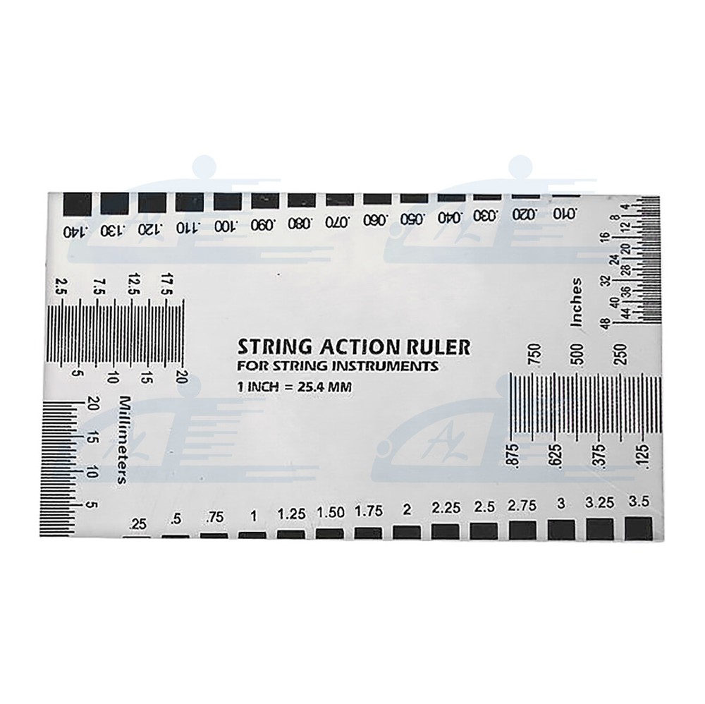 13 Part Understring Radius Gauge For Guitar Bass Setup Premium Luthier Tools Kit