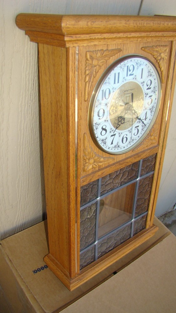 Antique " CEDERHOLM CREATIONS ", Wall Regulator Clock TESTED