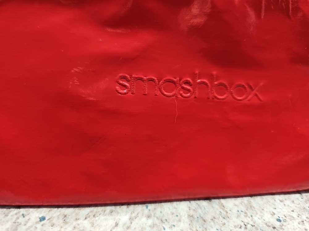 Smashbox Red Cosmetic Makeup Pouch