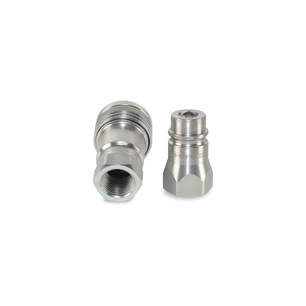 1/2″ AG Hydraulic Quick Couplers Set - 1/2″ NPT Thread