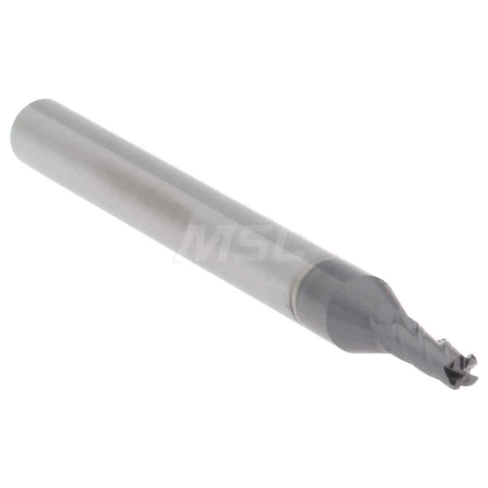 Accupro 1/16" Diam 4 Flute Single End Solid Carbide 0.01" Corner Radius End M...