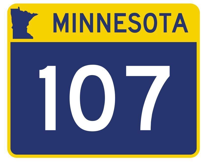 Minnesota State Highway 107 Sticker Decal