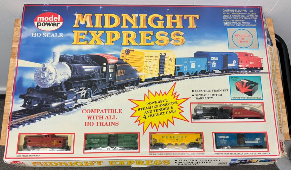 Midnight Express - Model Power - HO Scale - Train Set - Model 1065